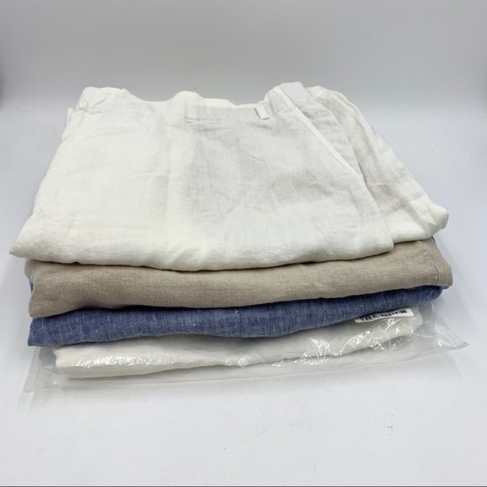 J. Jill bundle of 4 Linen Shorts Neutrals Plus Size 4X Breathable Lightweight